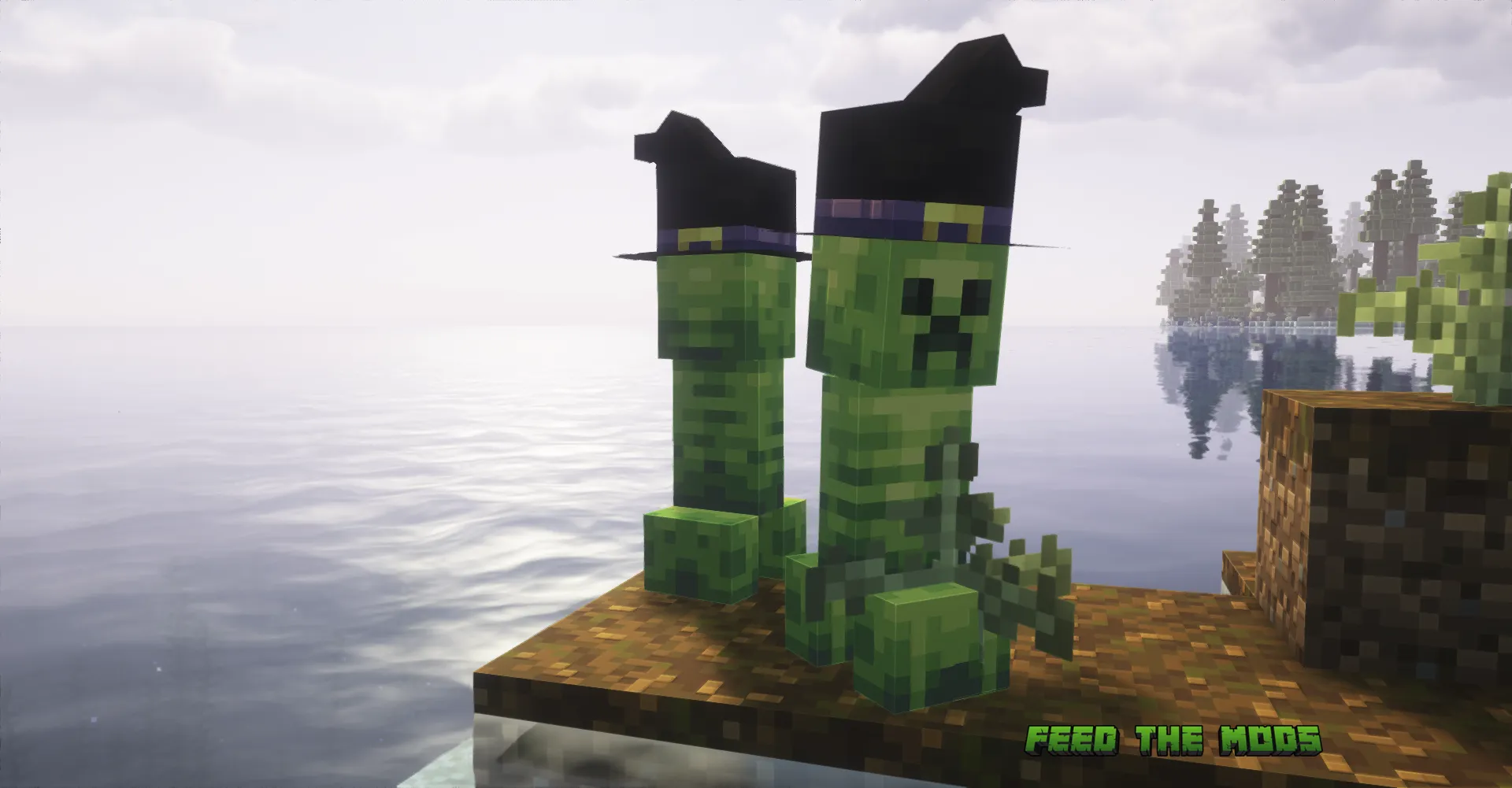 Been obsessed with the Creeper Overhaul mod recent - Tumbex